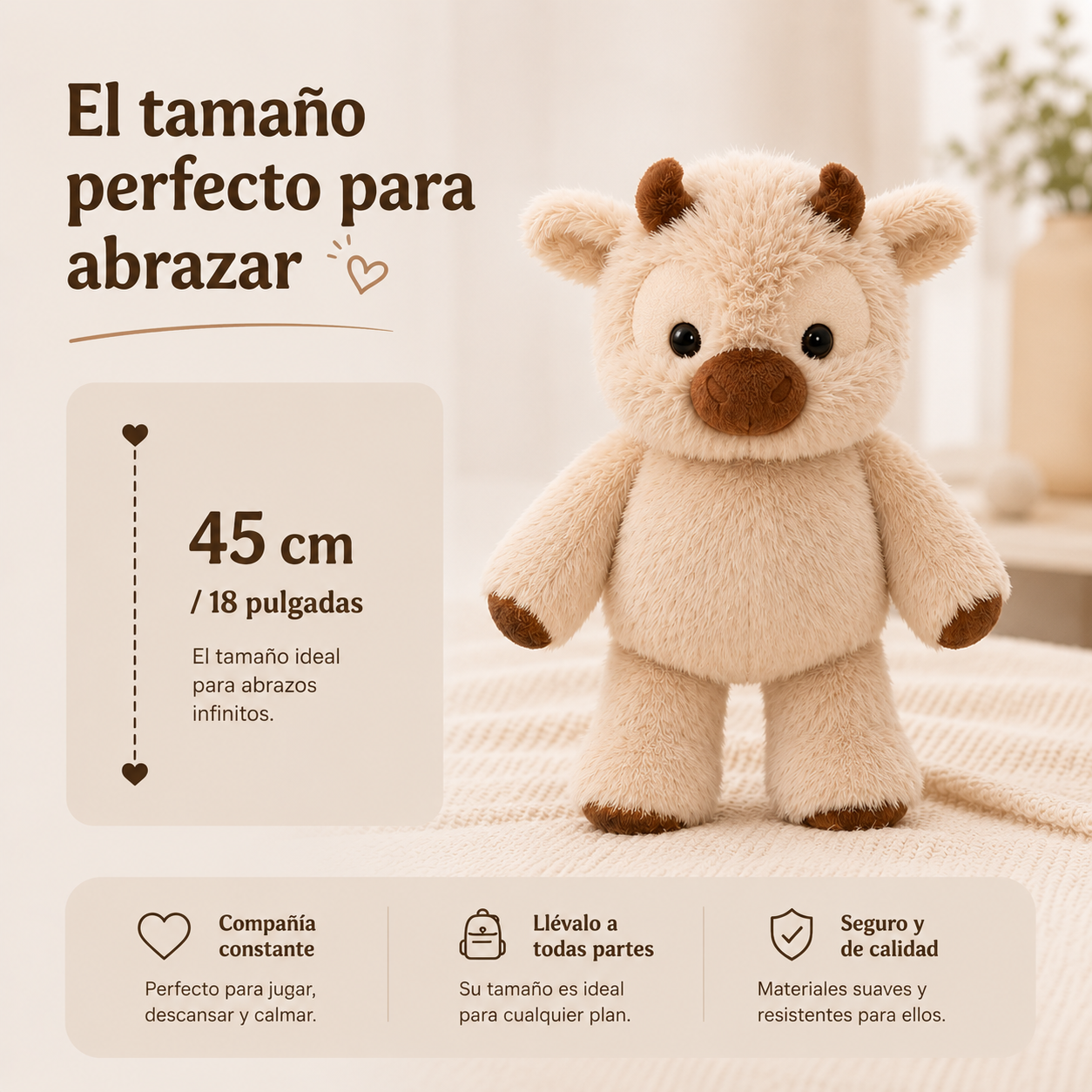 Hugsy™ | El peluche que mueve sus patitas